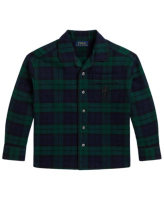 Boys' 2T-7 Long-Sleeve Flannel the Plaid Big Shirt