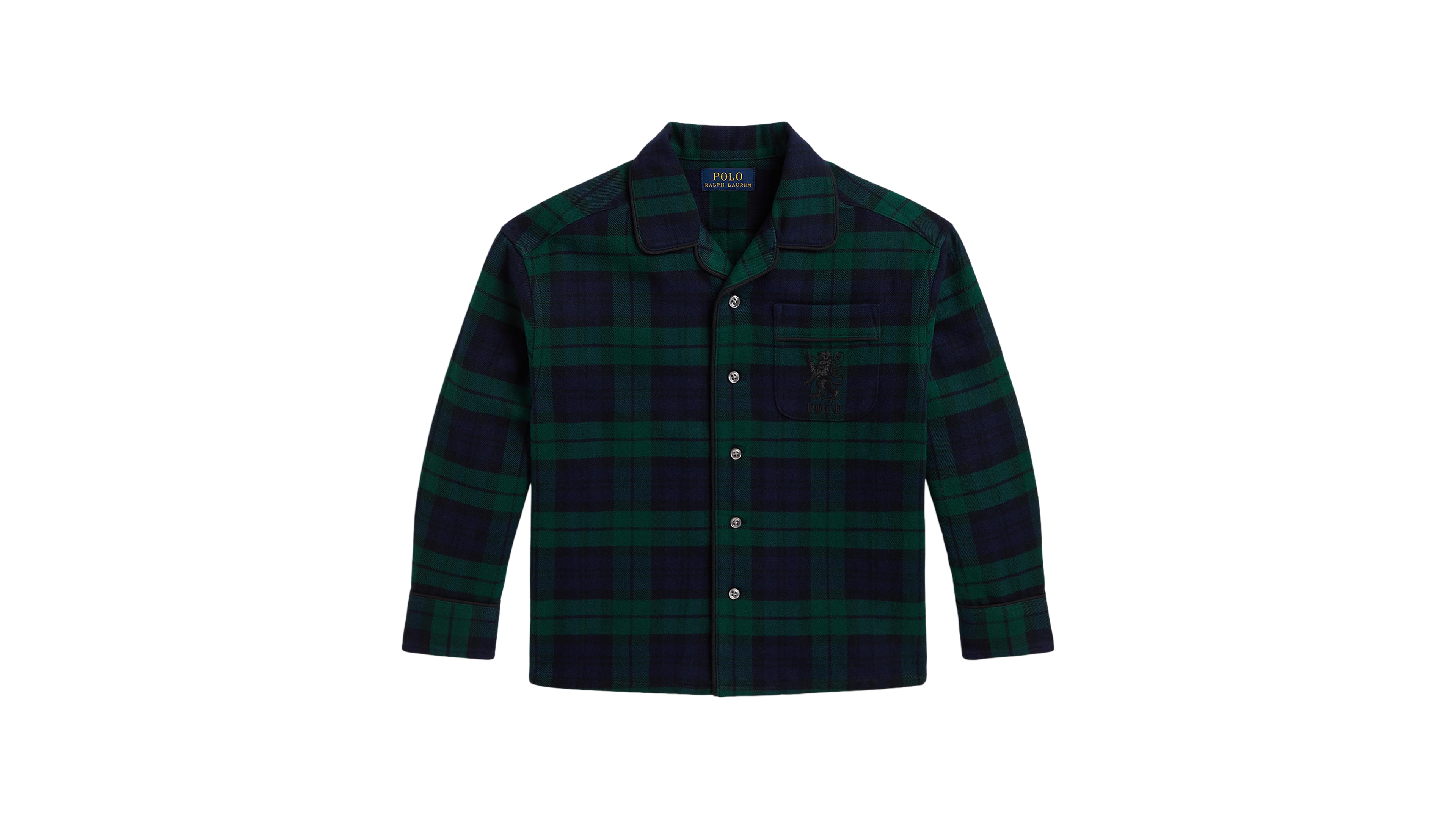 Polo Ralph Lauren Boys' 2T-7 Long-Sleeve Flannel the Plaid Big Shirt
