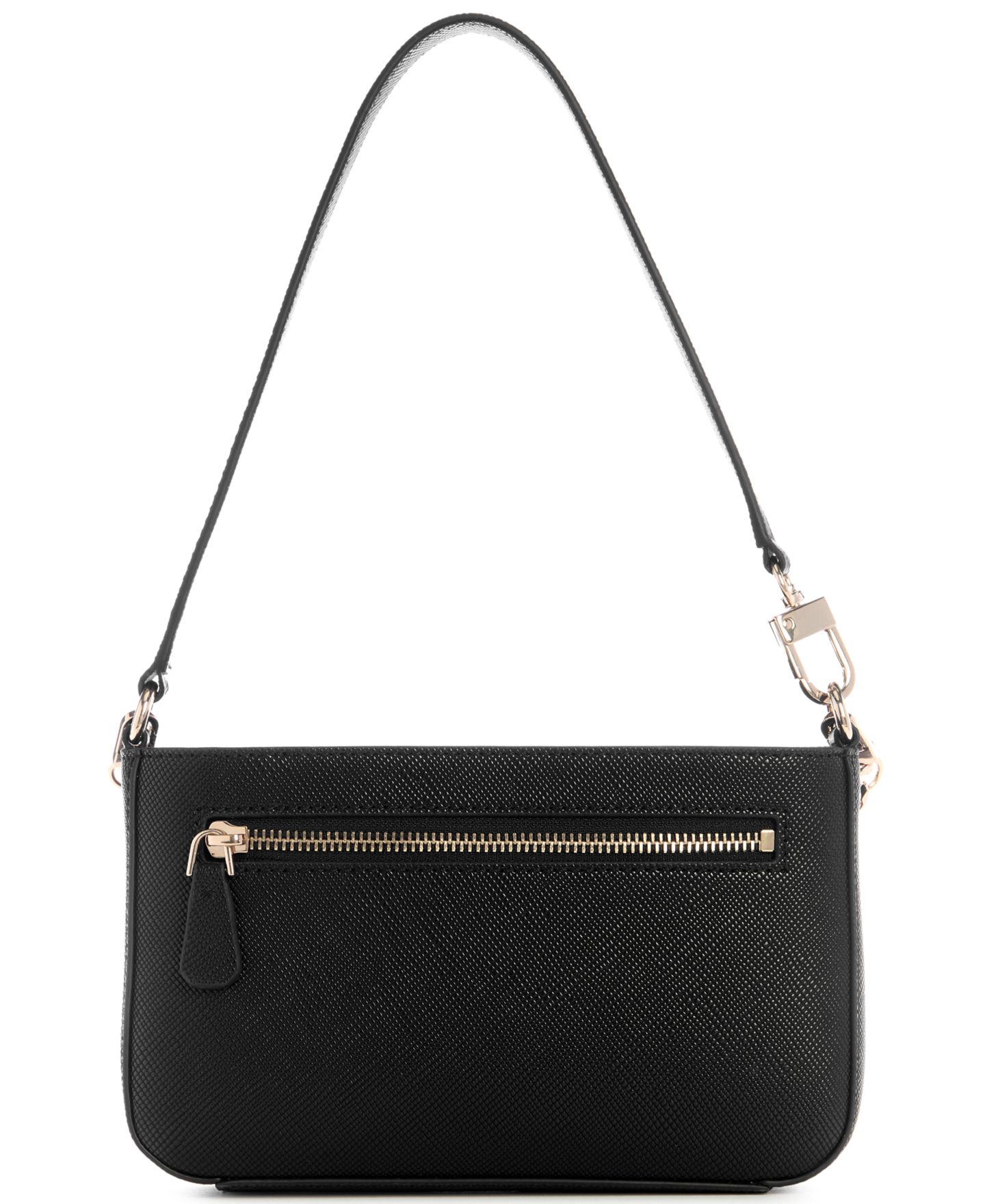Женская сумка GUESS Noelle II Girlfriend Medium Satchel, цвет: Чёрный — фото 2