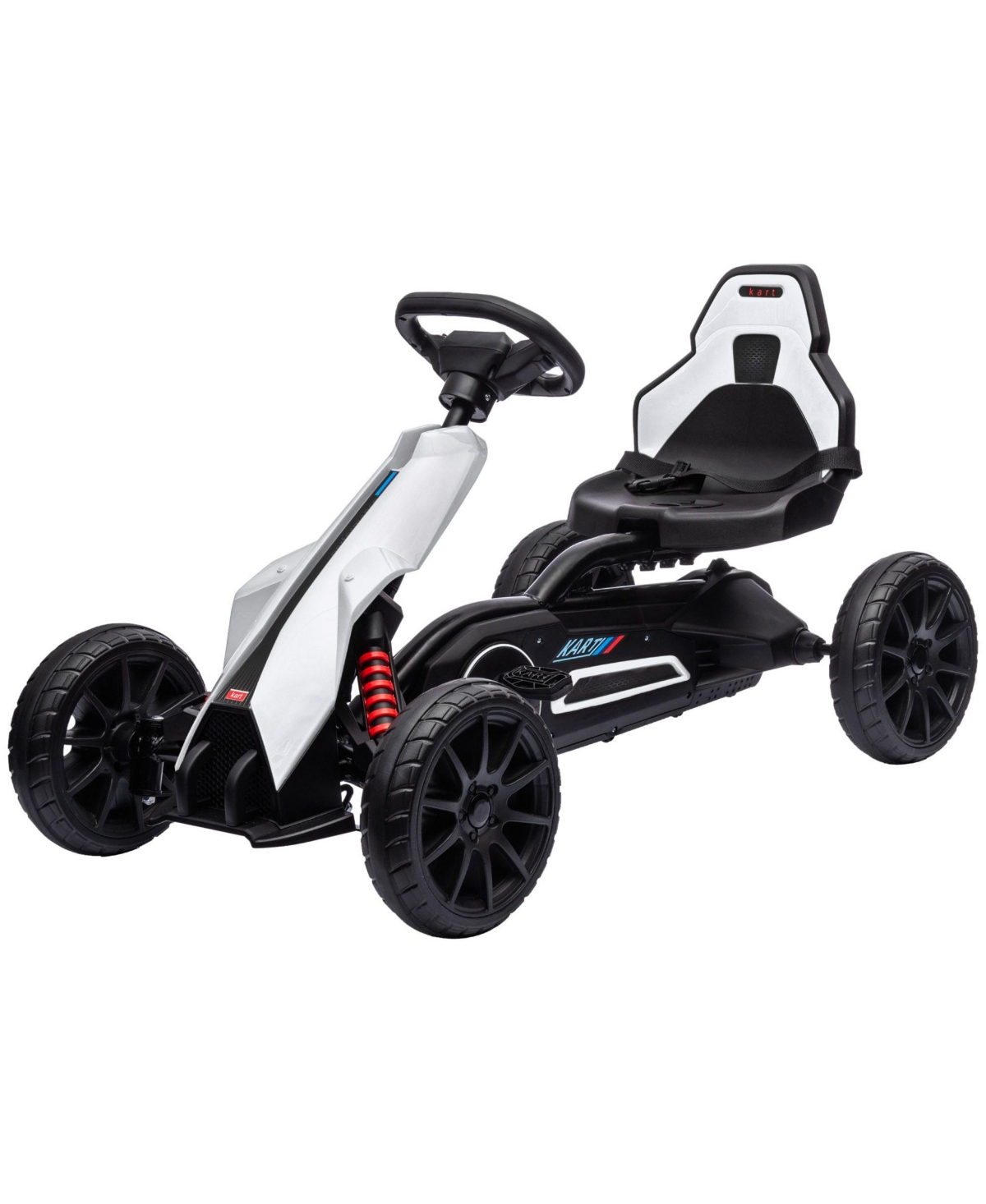 Sevorley Kids Go-Kart with Adjustable Seat, Pedal-Powered, For 1 Player, Ages 3-8