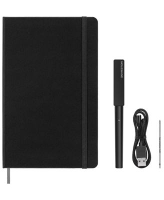 Men's Smart Writing Large Notebook, Smart Pen, Ink Refill, and Magnetic Charger, 4-Piece Set