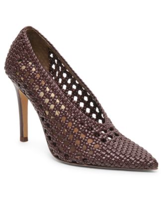 Women's Emani Woven Pointed Toe Stiletto Pumps