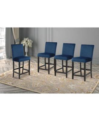 Celeste Wood Counter Chair (Set of 4)
