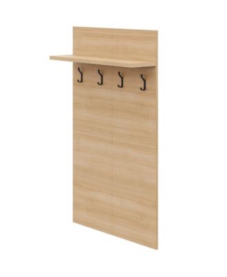 Porto Entryway Wall-Mounted Coat Rack with Shelf