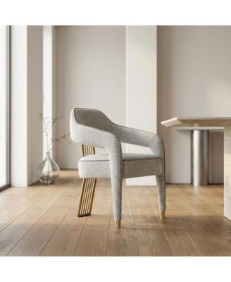 Boucle Dining Chair with Legs for Elegant Meals