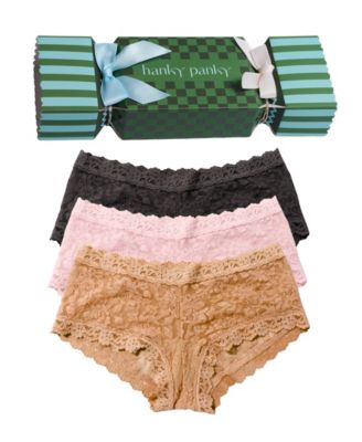 Women's Signature Lace Floral-Print Boyshort Panty
