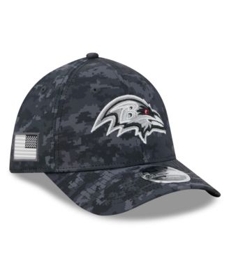 Men's Black Baltimore Ravens 2026 Salute to Service 39THIRTY Flex Hat