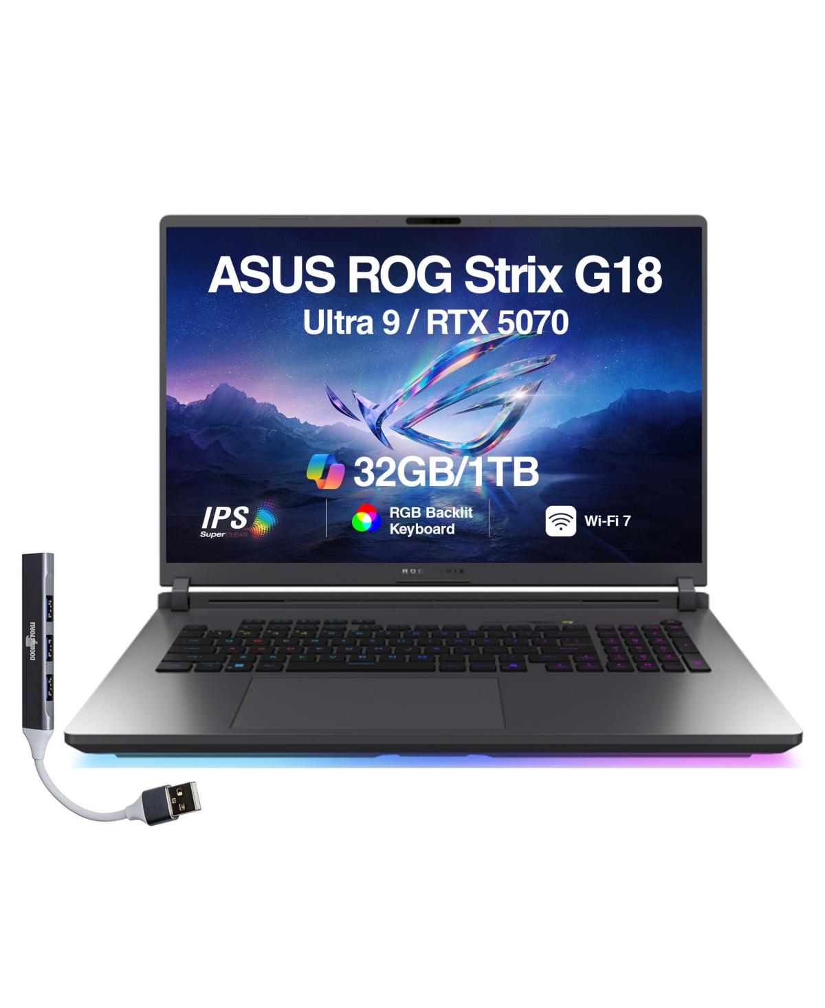 Asus Rog Strix G18 18" Laptop - Gray