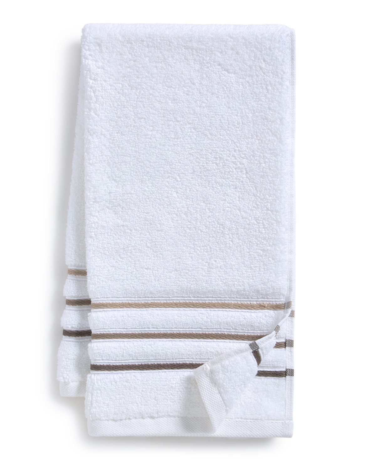 Hotel Collection Ultimate MicroCotton Borderline Hand Towel, 16" x 30", Exclusively at Macy's - Beige