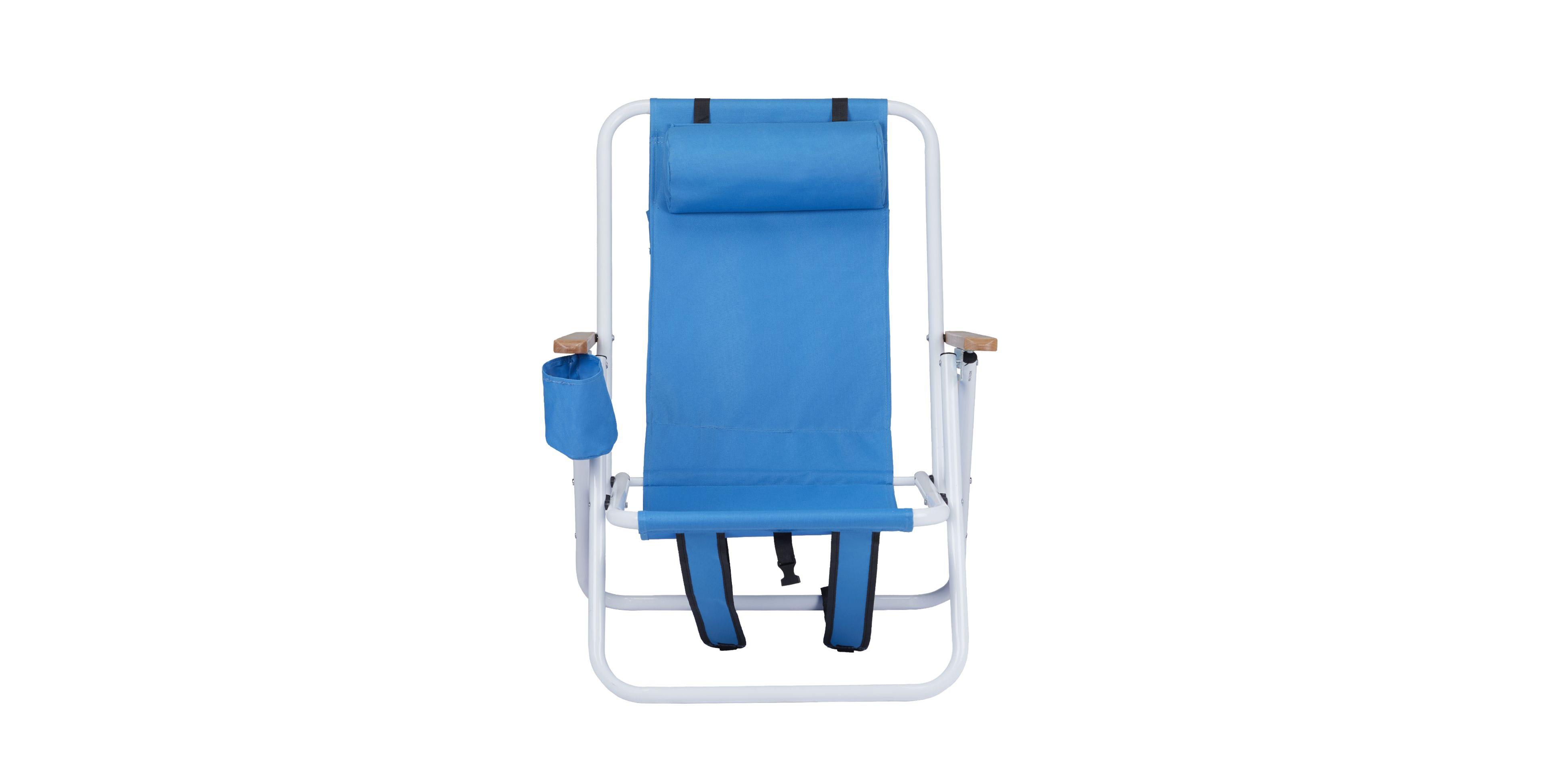 Sevorley Outdoor Chair, Folding Design, Cup Holders, Headrest for Camping, Travel and Outdoor Activities