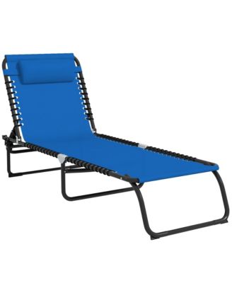 Outdoor Chair, Folding Design, Adjustable Backrest for Camping, Travel and Outdoor Activities