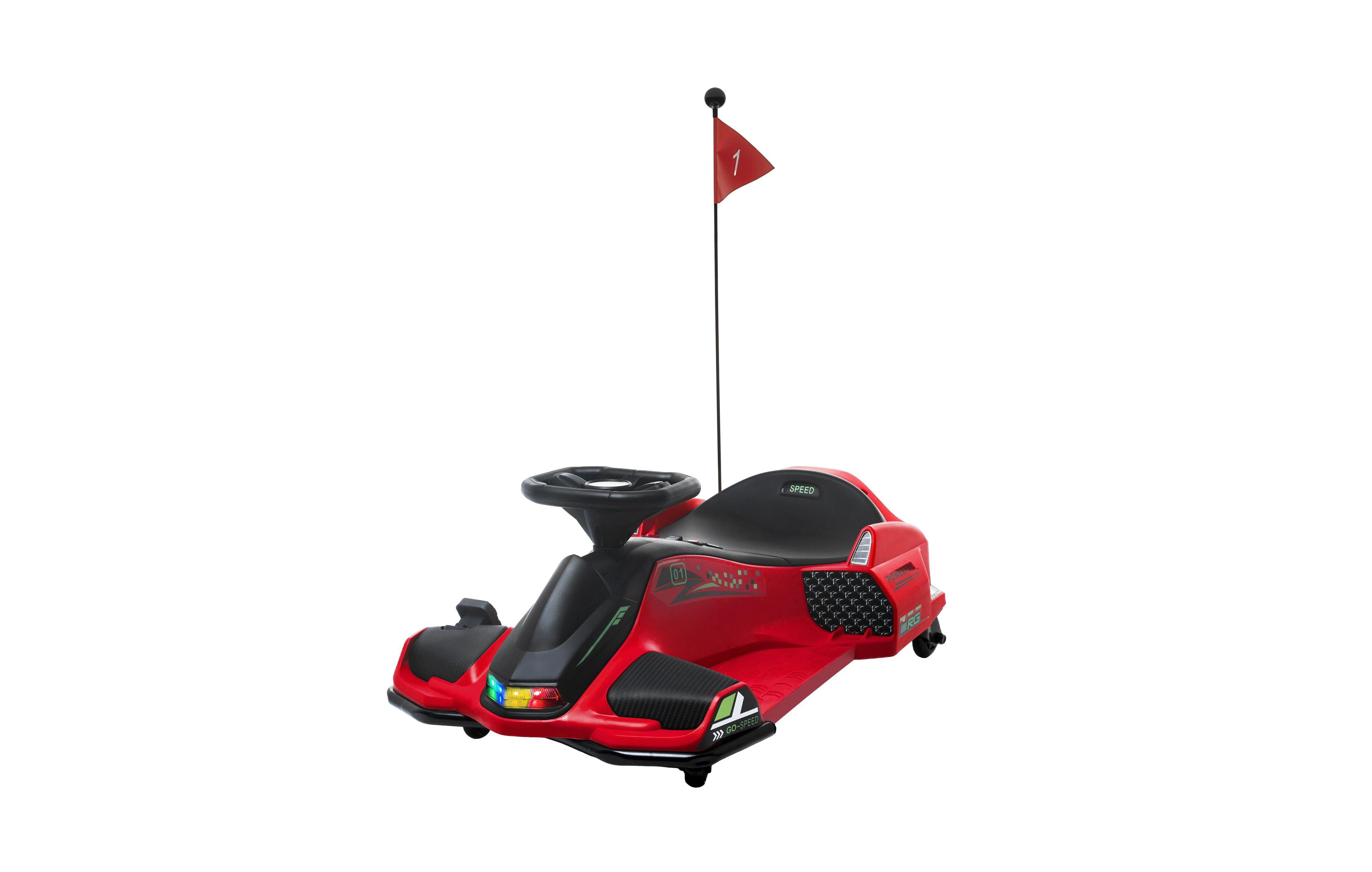 Sevorley Kids Go-Kart Durable Plastic Music Feature 12V Ride-On Go-Kart 1 Rider Ages 8 to 12 Years