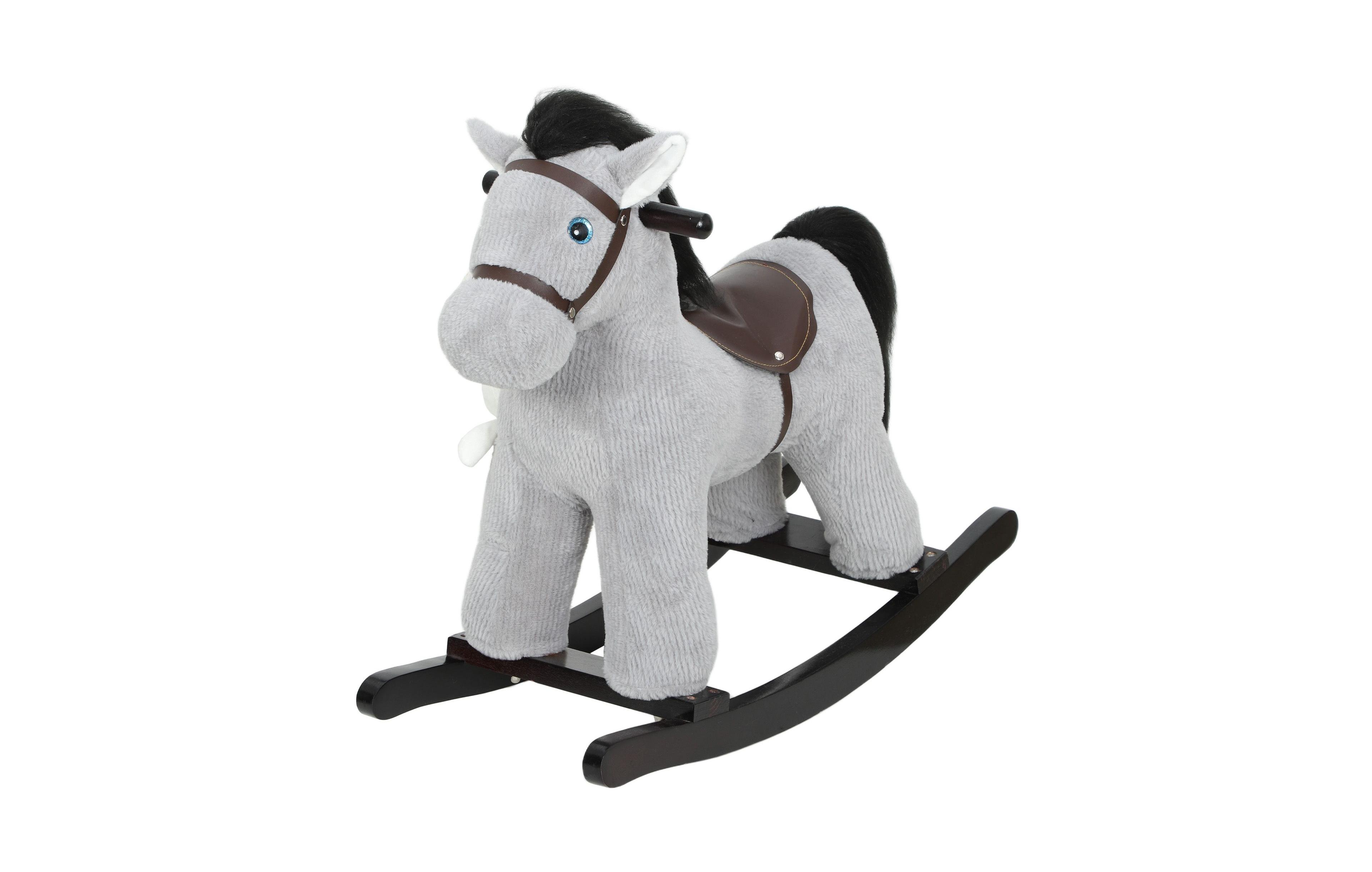 Sevorley Plush Rocking Motion Ride-On Toy, 1 Rider, Ages 2-5