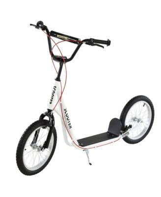 Aluminum/Steel Ride-On Scooter with Dual Braking, 220 lb. Capacity, Ages 5+