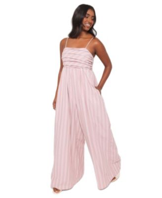 Women's Pricilla Wide-Leg Square-Neck Sleeveless Jumpsuit