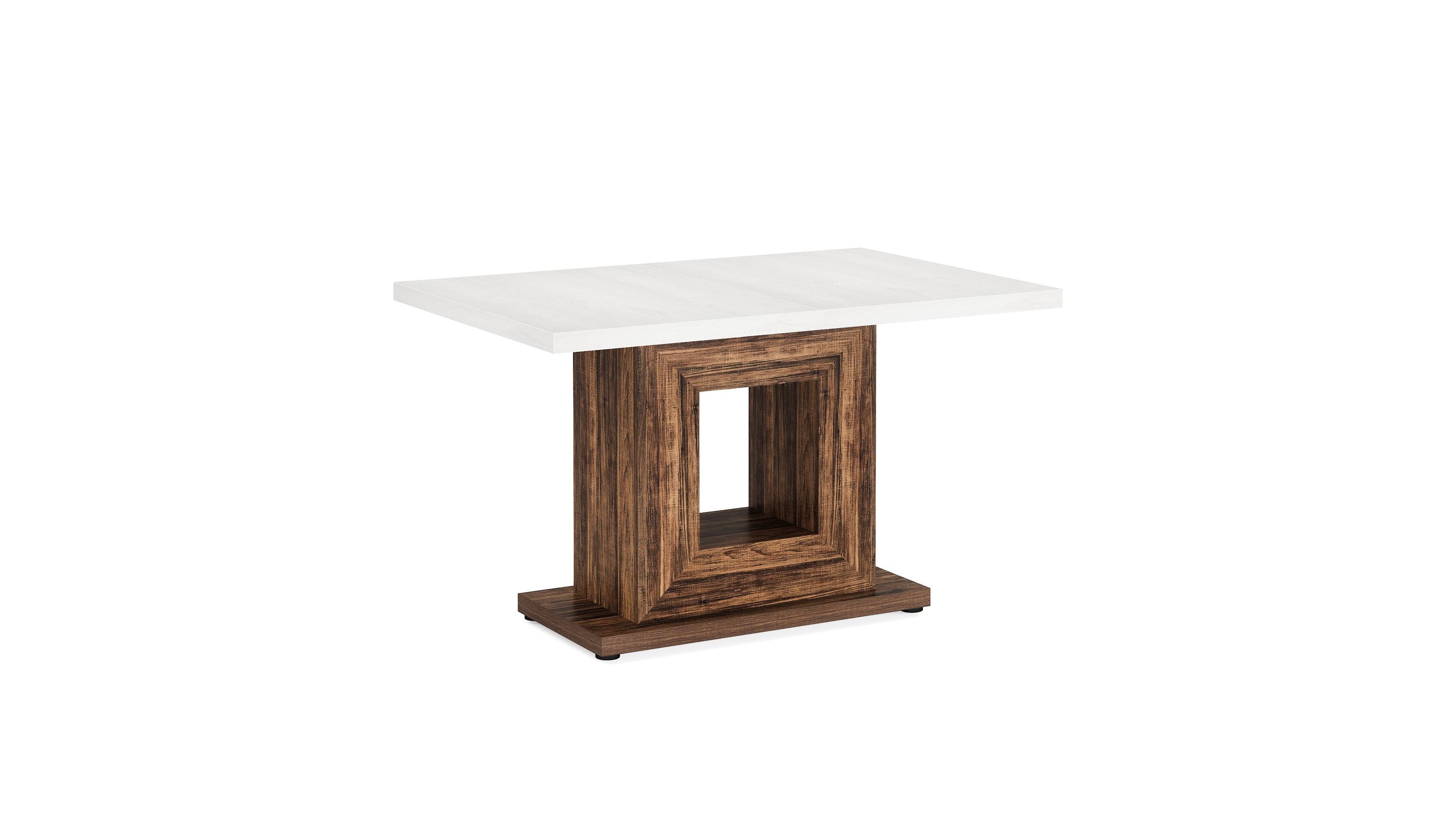 Slickblue Rustic Farmhouse Kitchen Table for Family Dining and Home Dining Room