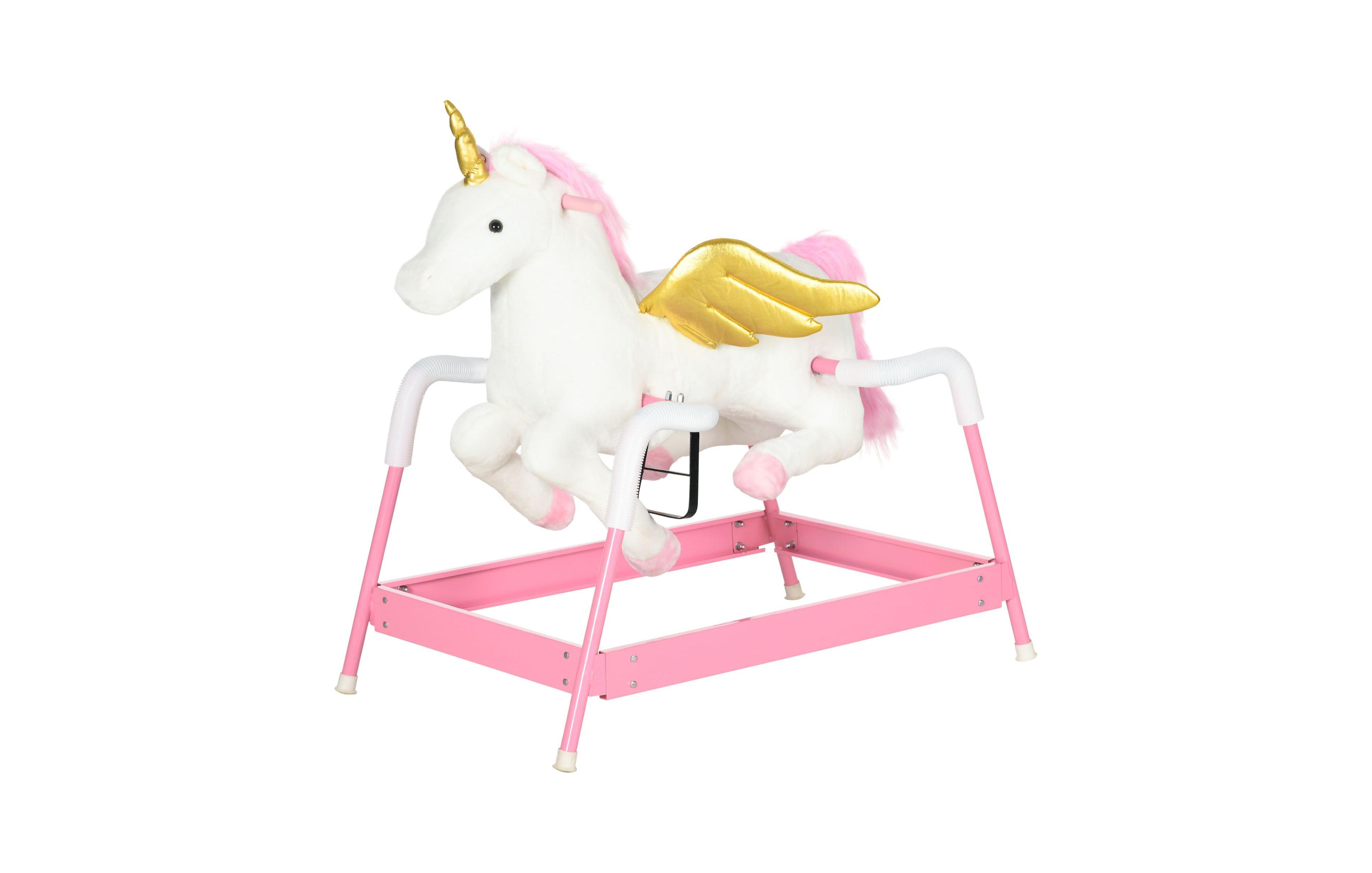 Sevorley Unicorn Ride-On Vehicle, 132 lb. Capacity, Ages 5-12