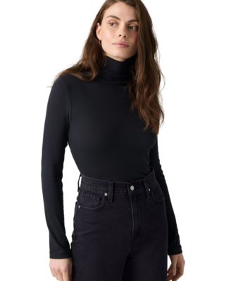 Women's Hayes Long-Sleeve Slim-Fit Turtleneck T-Shirt