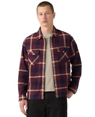 Men's Plaid Western Boxy Shirt