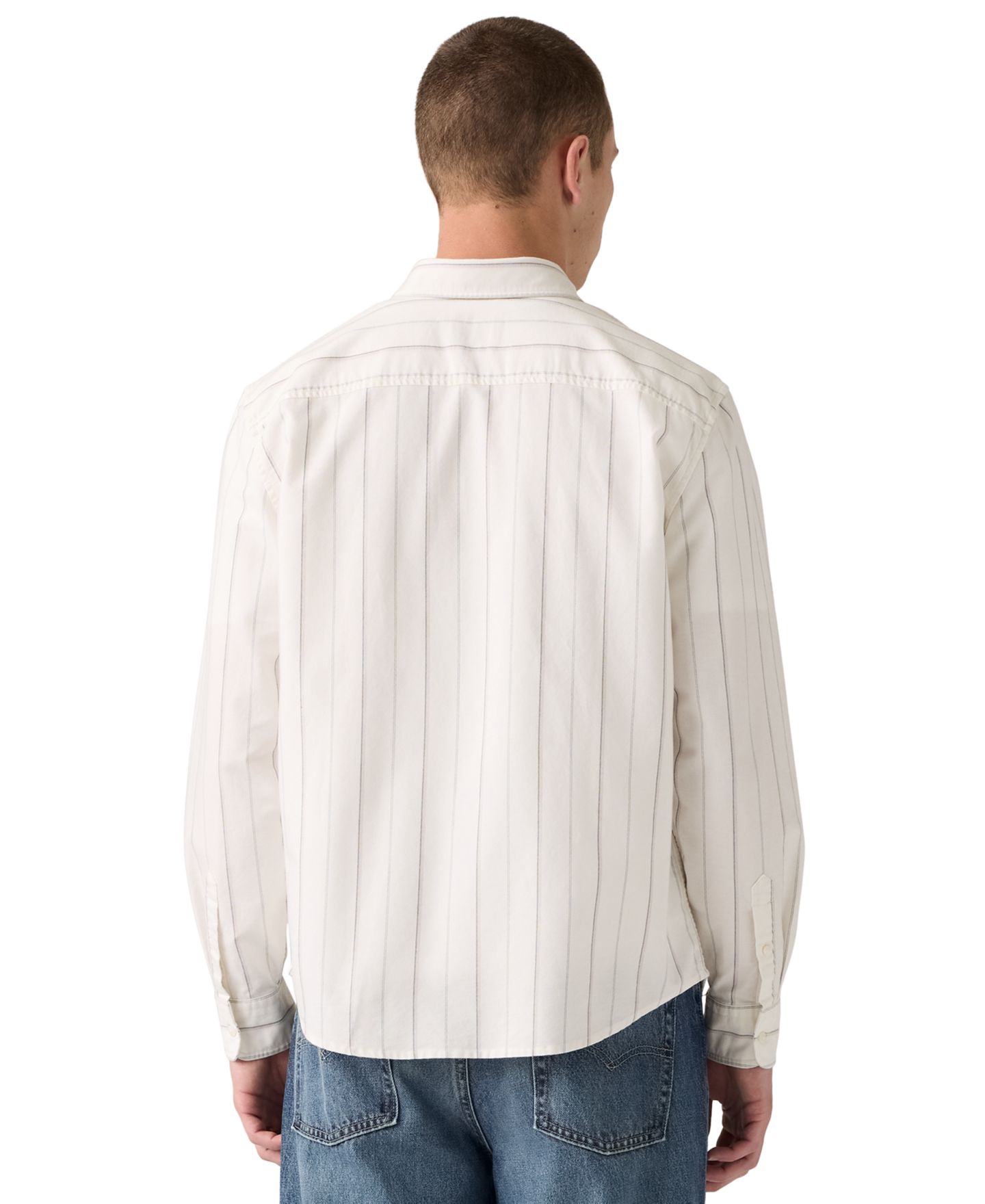 Мужская рубашка Levi's Button-Down Long-Sleeve, цвет: Облачный — фото 6