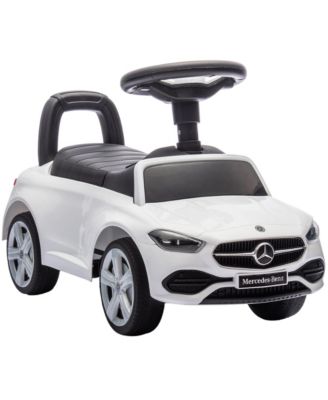 Mercedes-Benz C-Class Anti-Tip Ride-On Car with Horn and Engine Sounds, Ages 18-36 Months