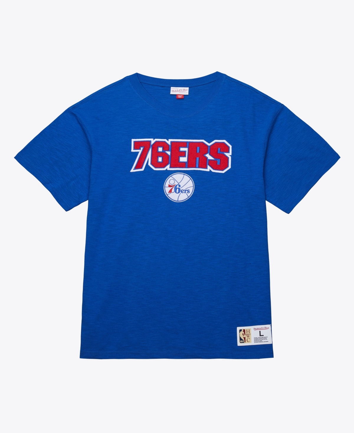 Mitchell & Ness Men's Philadelphia 76ers Legendary Slub Vintage Graphic Relaxed-Fit T-Shirt - Royal