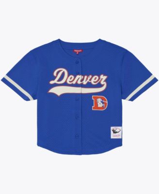 Women's Royal Denver Broncos Retro Roots Baseball Jersey