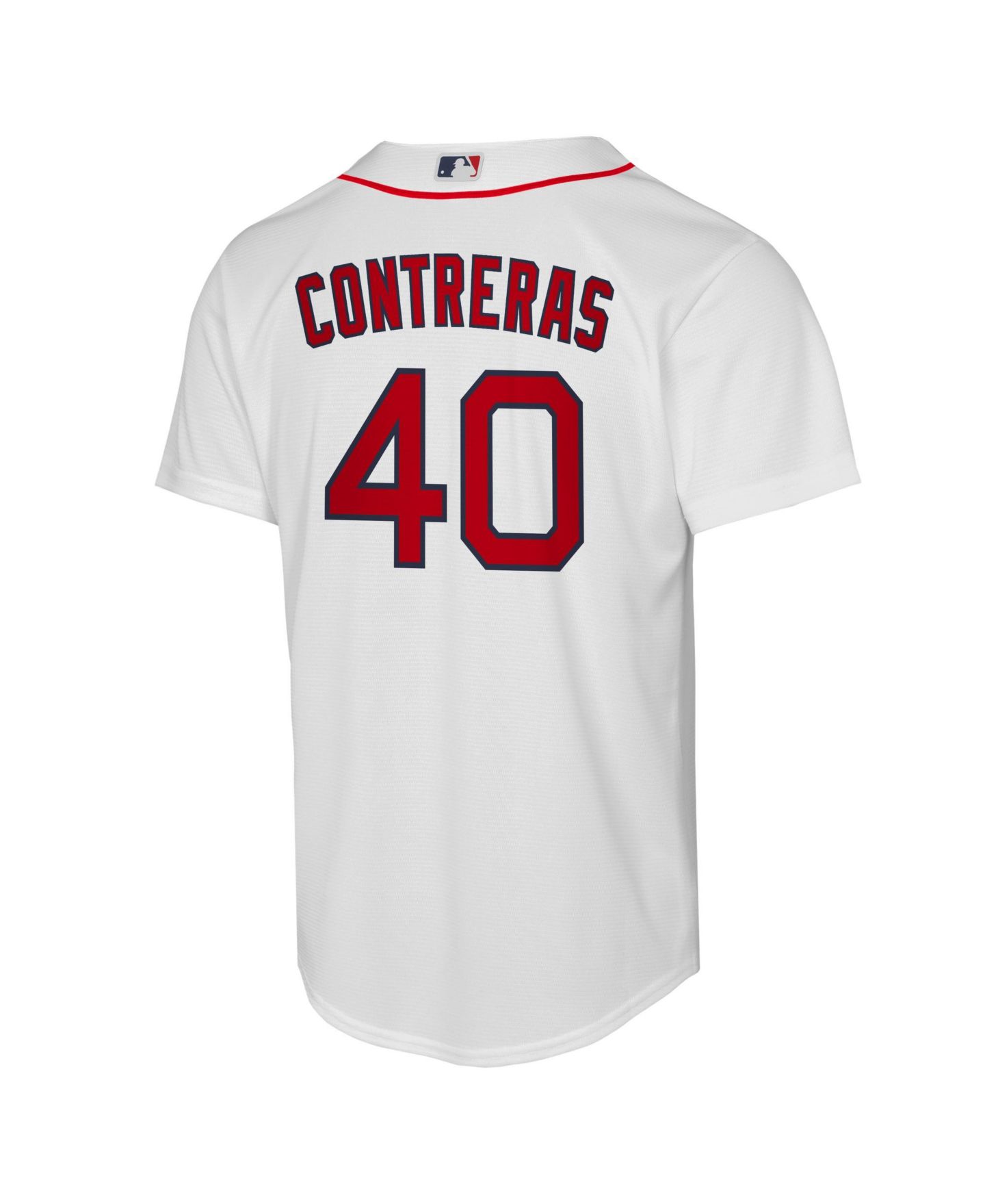 Детский топ Nike Willson Contreras White Boston Red Sox Home Replica Jersey — фото 3