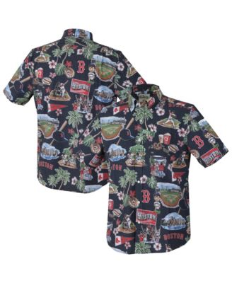 Men's Big & Tall Cooperstown Boston Red Sox Aloha Classic-Fit Shirt