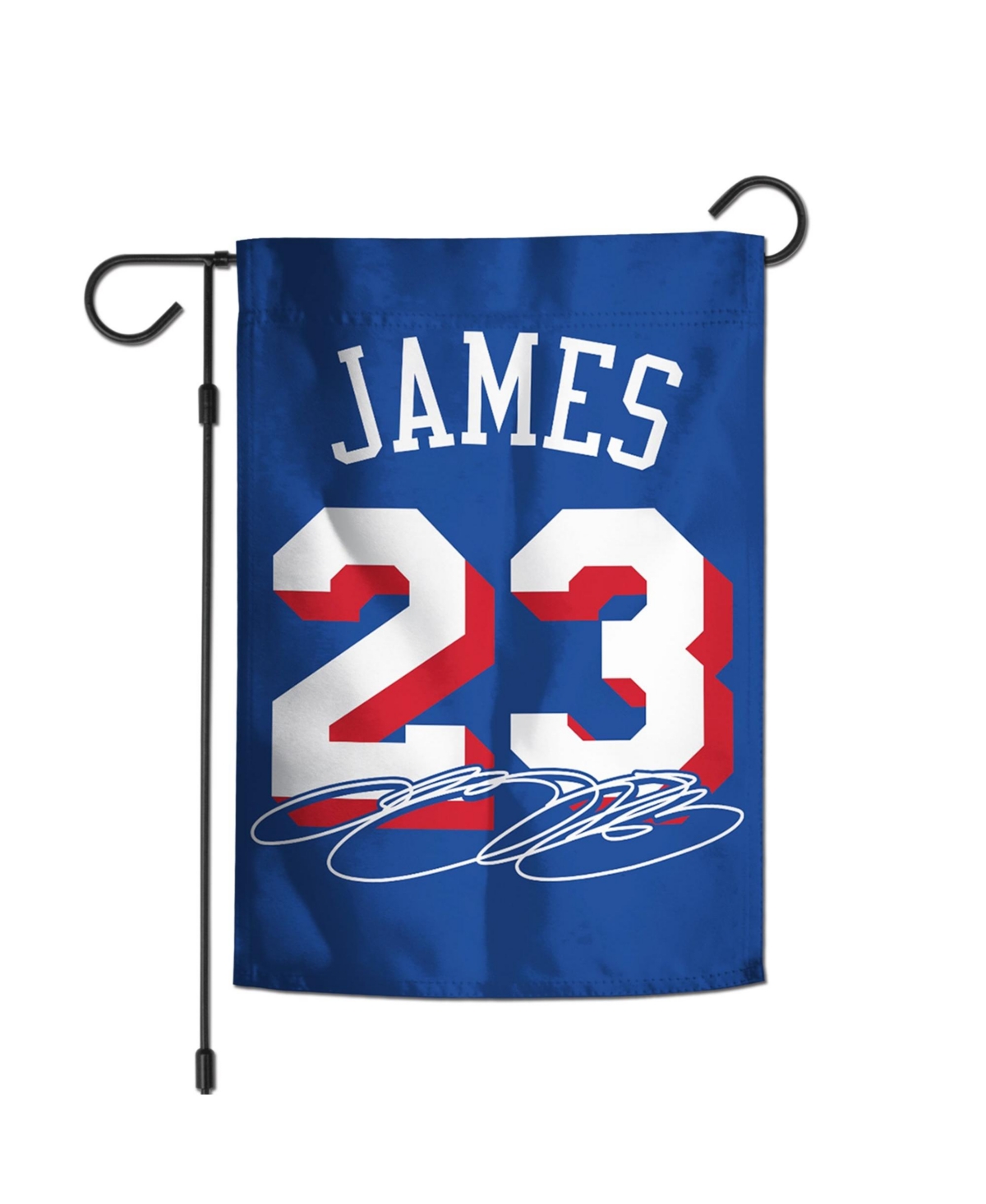Wincraft LeBron James Philadelphia 76ers 12" x 18" Double-Sided Garden Flag