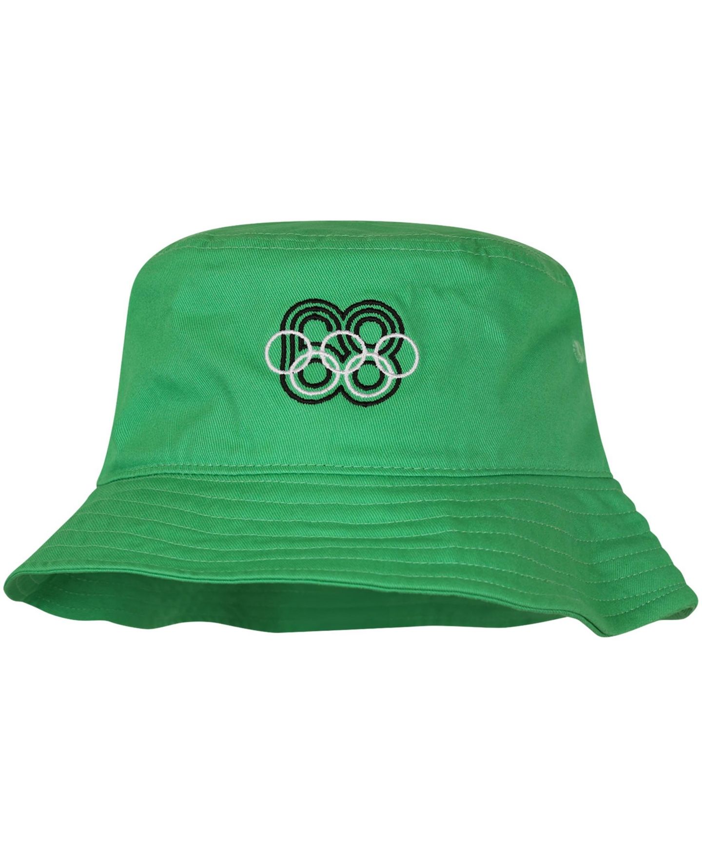Мужская панама Outerstuff Green Olympic Games Mexico City 1968 Olympic Games Heritage Bucket Hat — фото 1