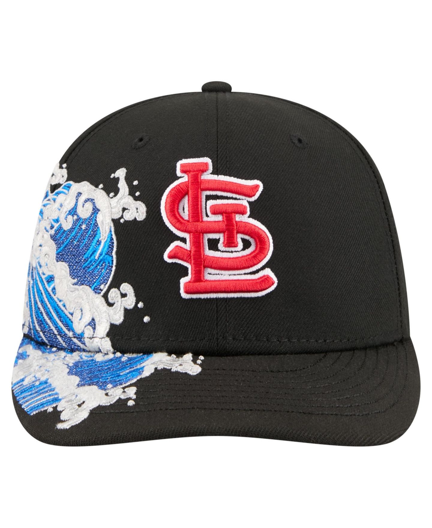 Мужская кепка New Era Black St. Louis Cardinals Surf 59FIFTY Fitted Hat — фото 2
