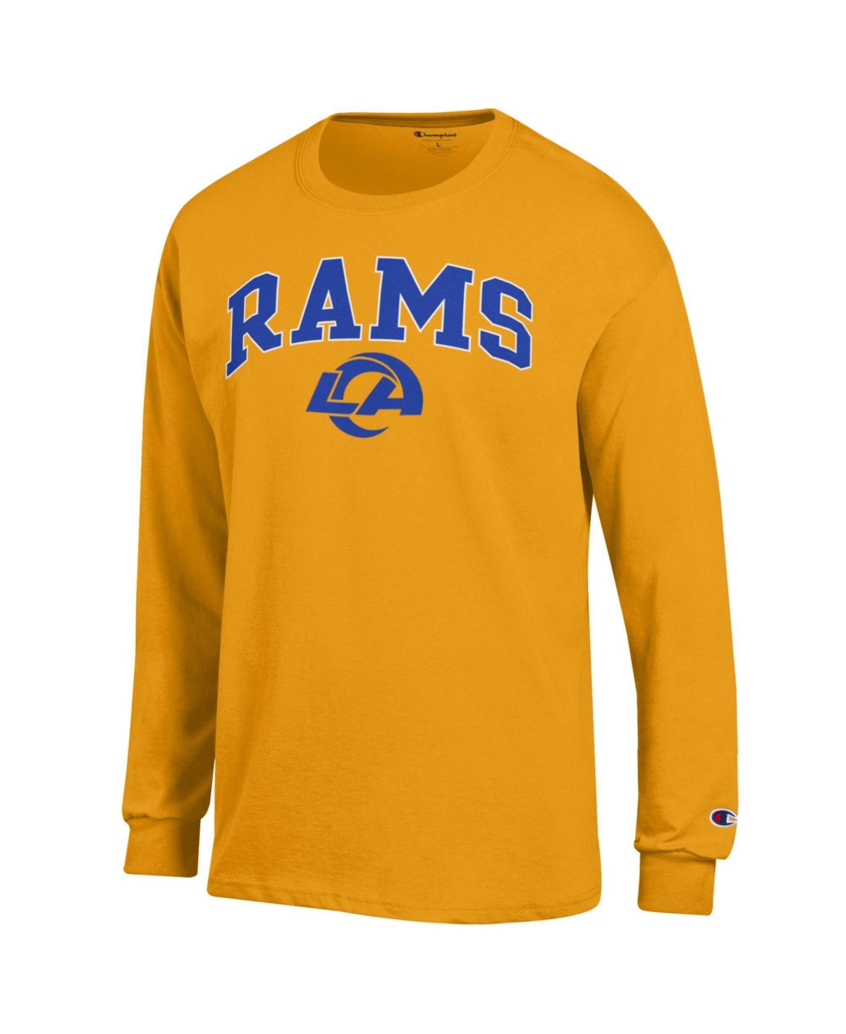 Champion Men's Los Angeles Rams Long-Sleeve Relaxed Fit Graphic T-Shirt