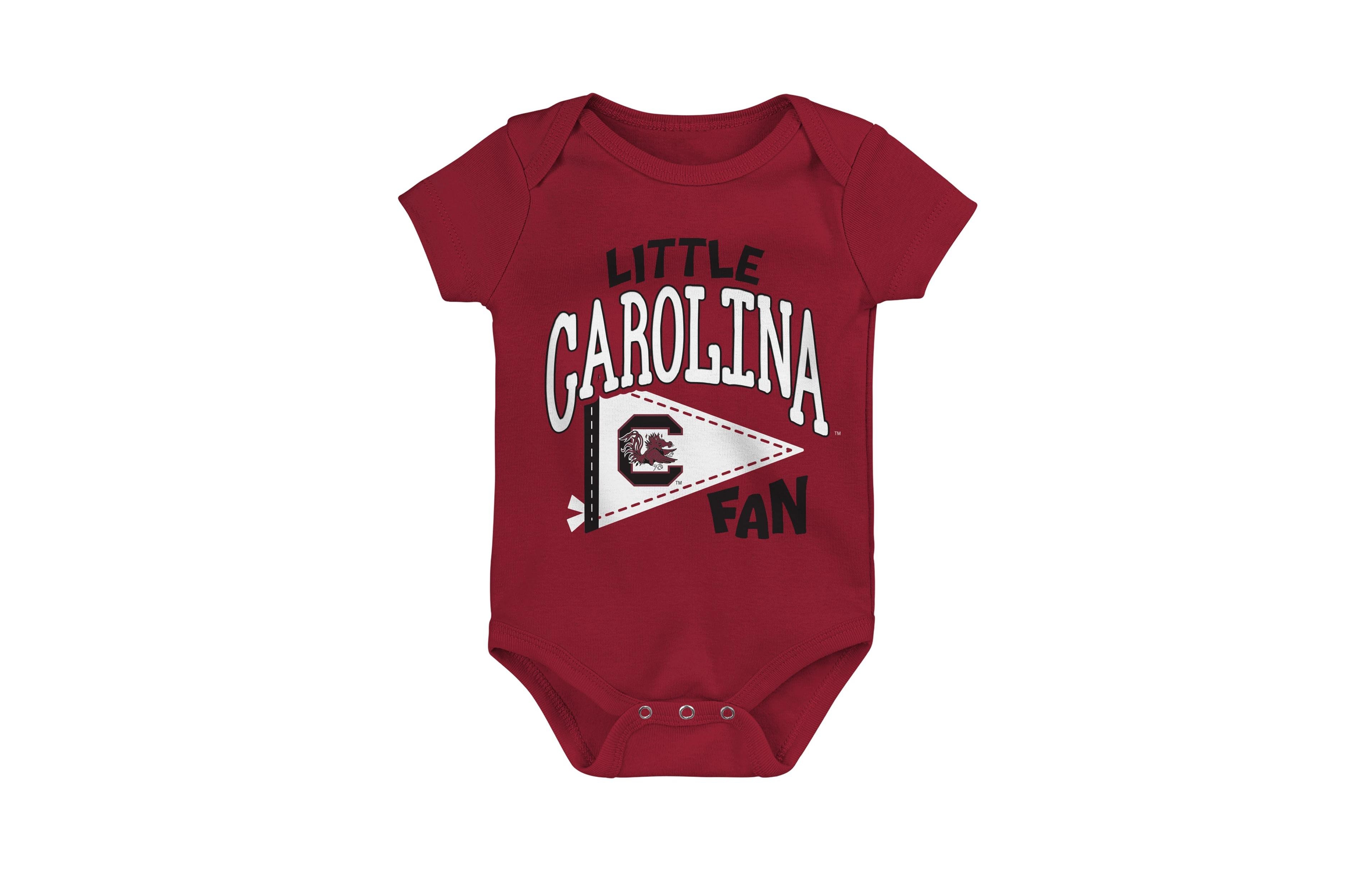 Outerstuff Boys' and Girls' Little Banner South Carolina Gamecocks Short-Sleeve Bodysuit
