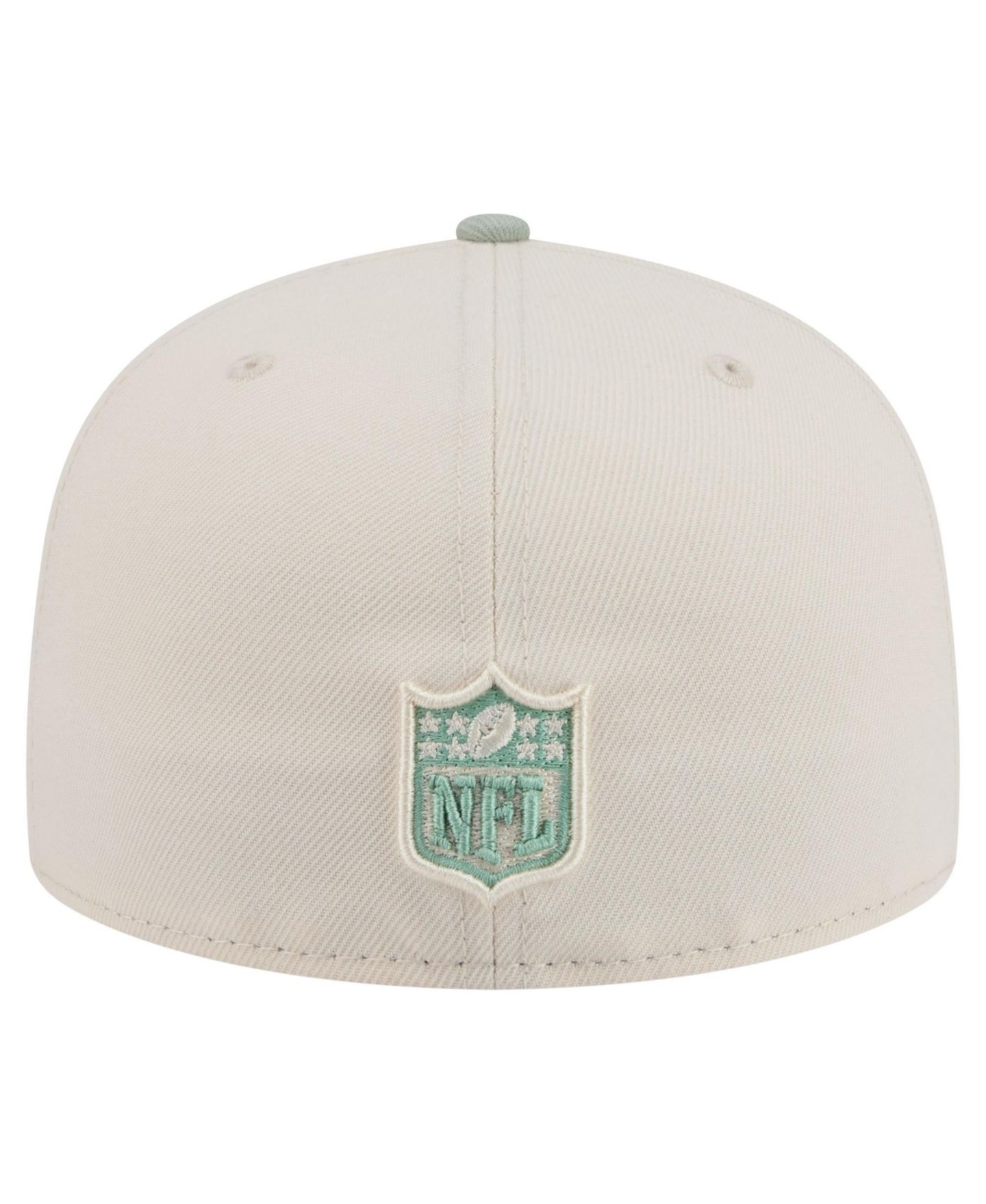 Мужские головные уборы New Era Cream/Light Green Buffalo Bills Color Pack 59FIFTY Fitted Hat — фото 4