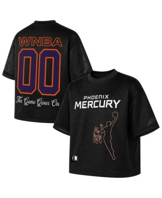 Men's and Women's  Black Phoenix Mercury Oversized Sporty Mesh Top