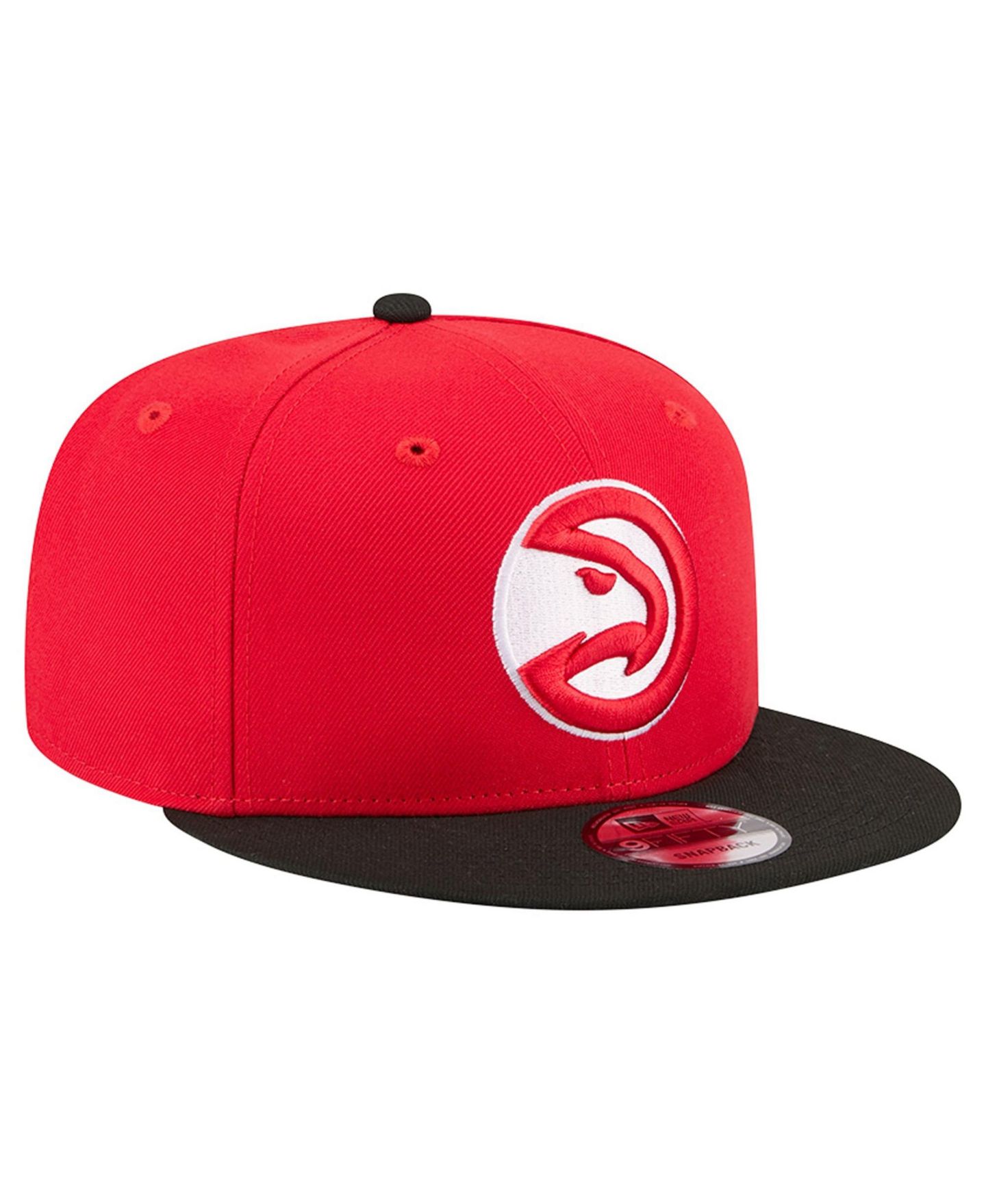 Мужская кепка New Era Red Atlanta Hawks Two-Tone 9FIFTY Snapback Hat — фото 1