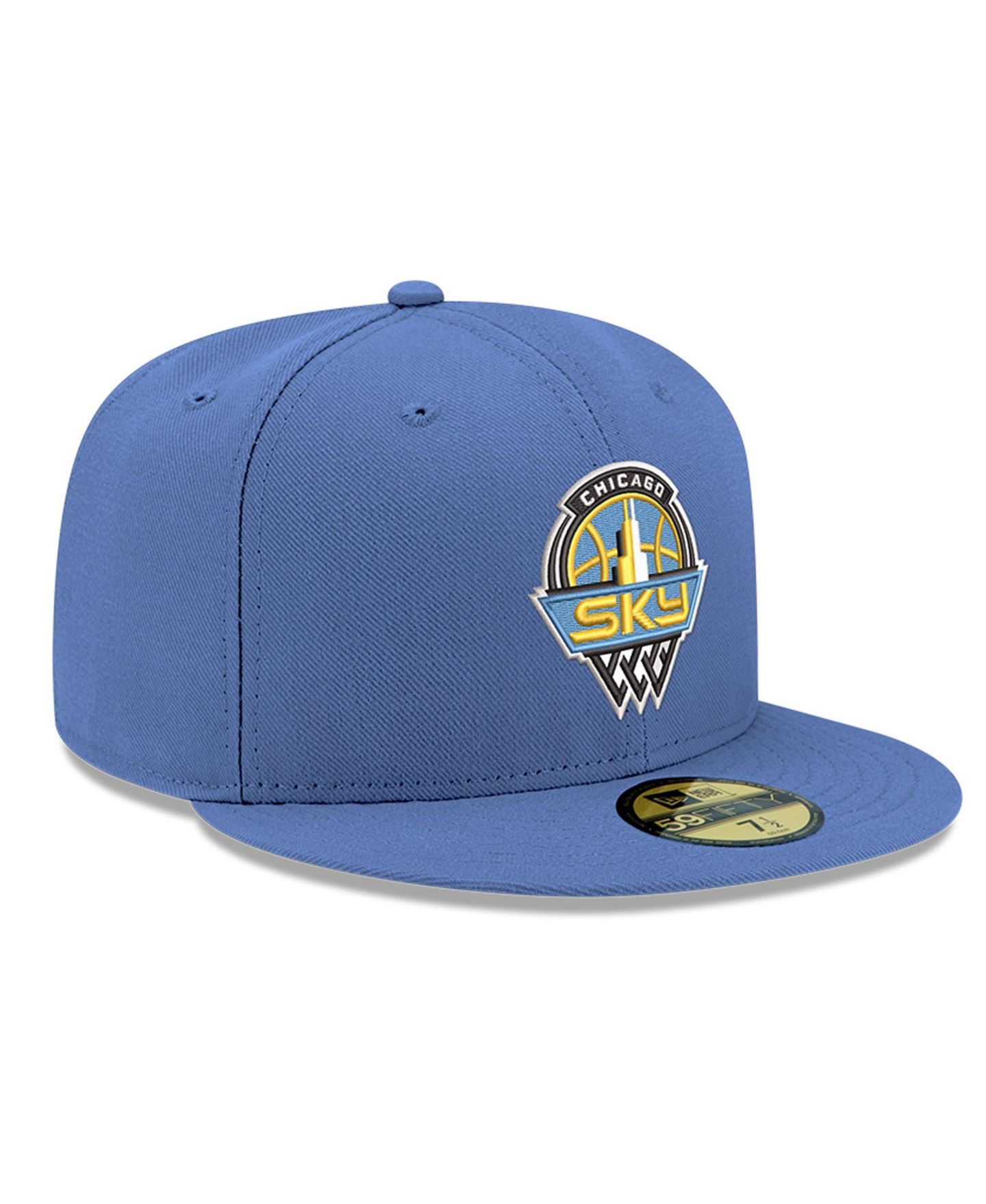 Мужская кепка New Era Light Blue Chicago Sky Team 59FIFTY Fitted Hat — фото 3