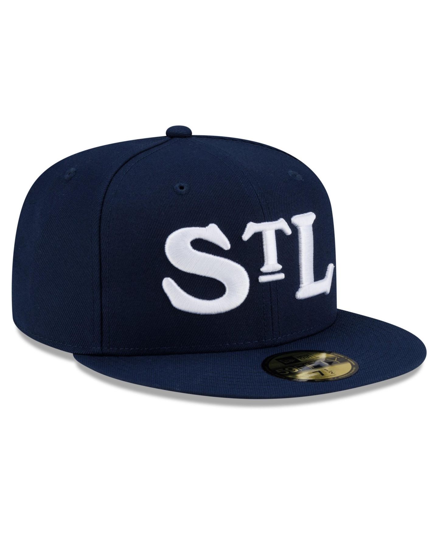 Мужская кепка New Era Blue St. Louis Stars 2026 Turn Back The Clock 59FIFTY Fitted Hat — фото 3