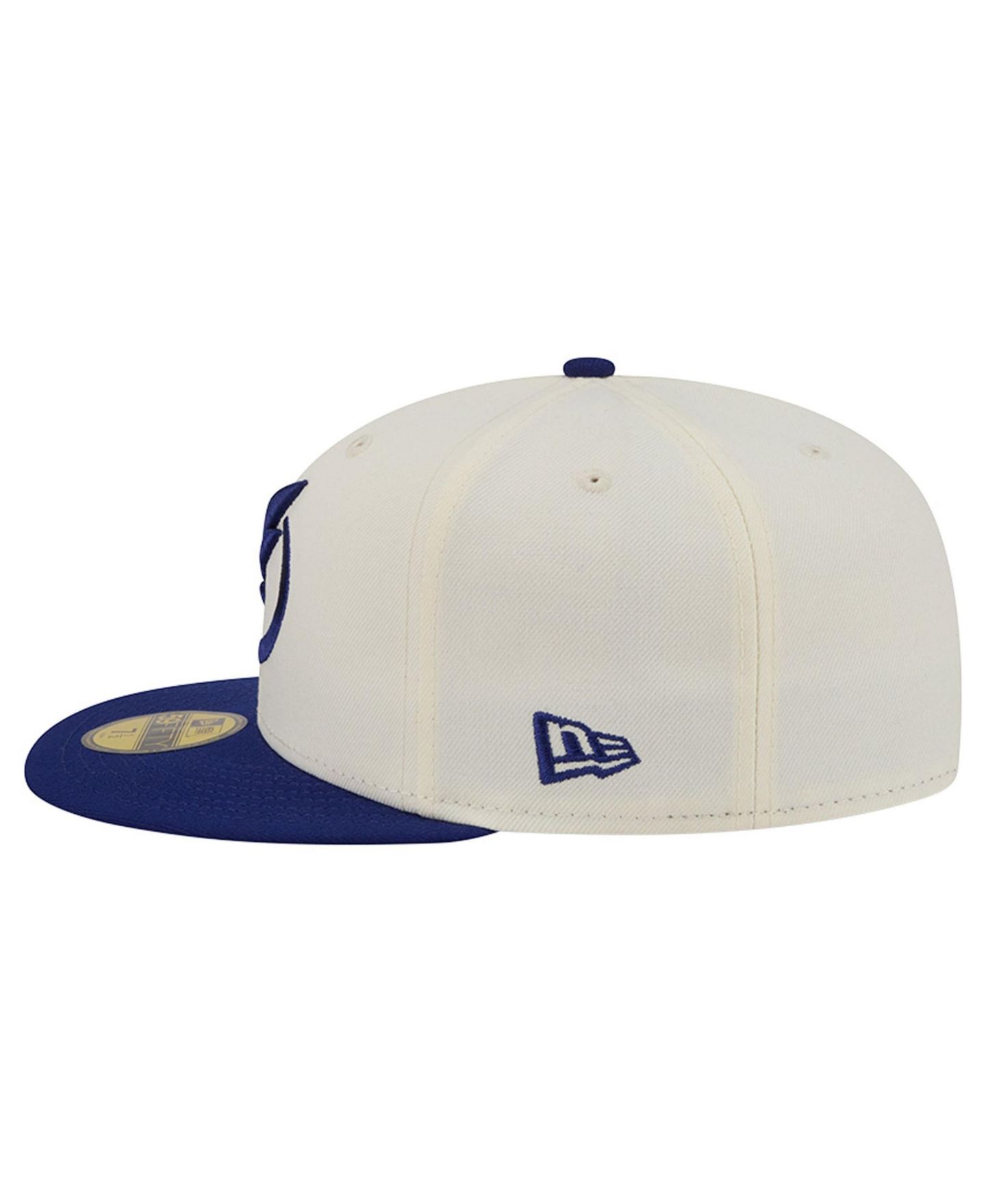 Мужская кепка New Era Cream Tampa Bay Lightning America's 250th Two-Tone 59FIFTY Fitted Hat — фото 7