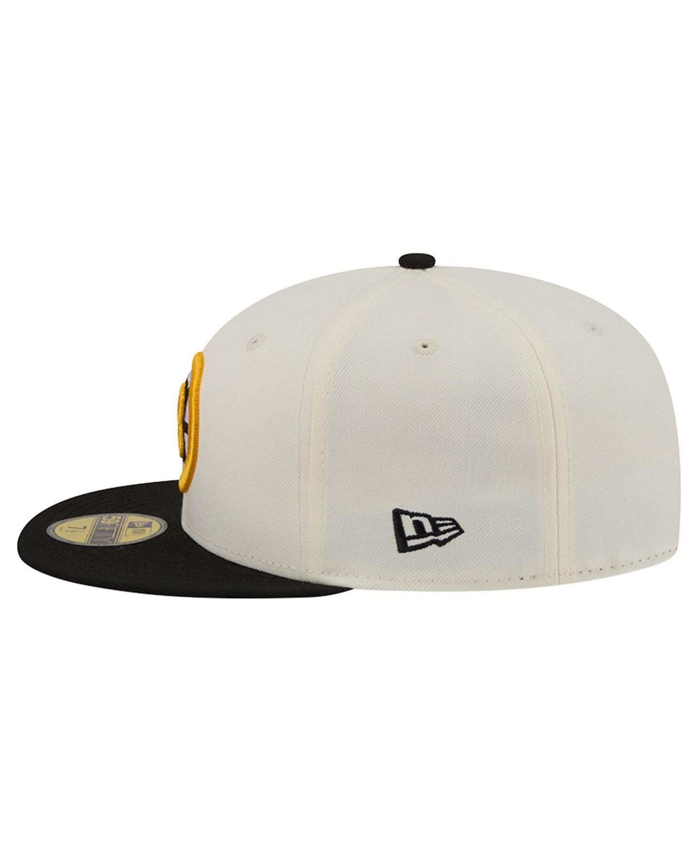 Мужская кепка New Era Cream Boston Bruins 250th Anniversary of the United States Two-Tone 59FIFTY Fitted Hat — фото 7