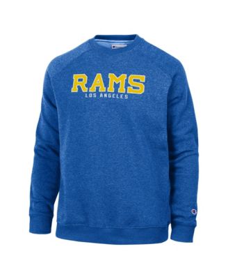 Men's Royal Los Angeles Rams Triumph Fleece Tri-Blend Sweatshirt