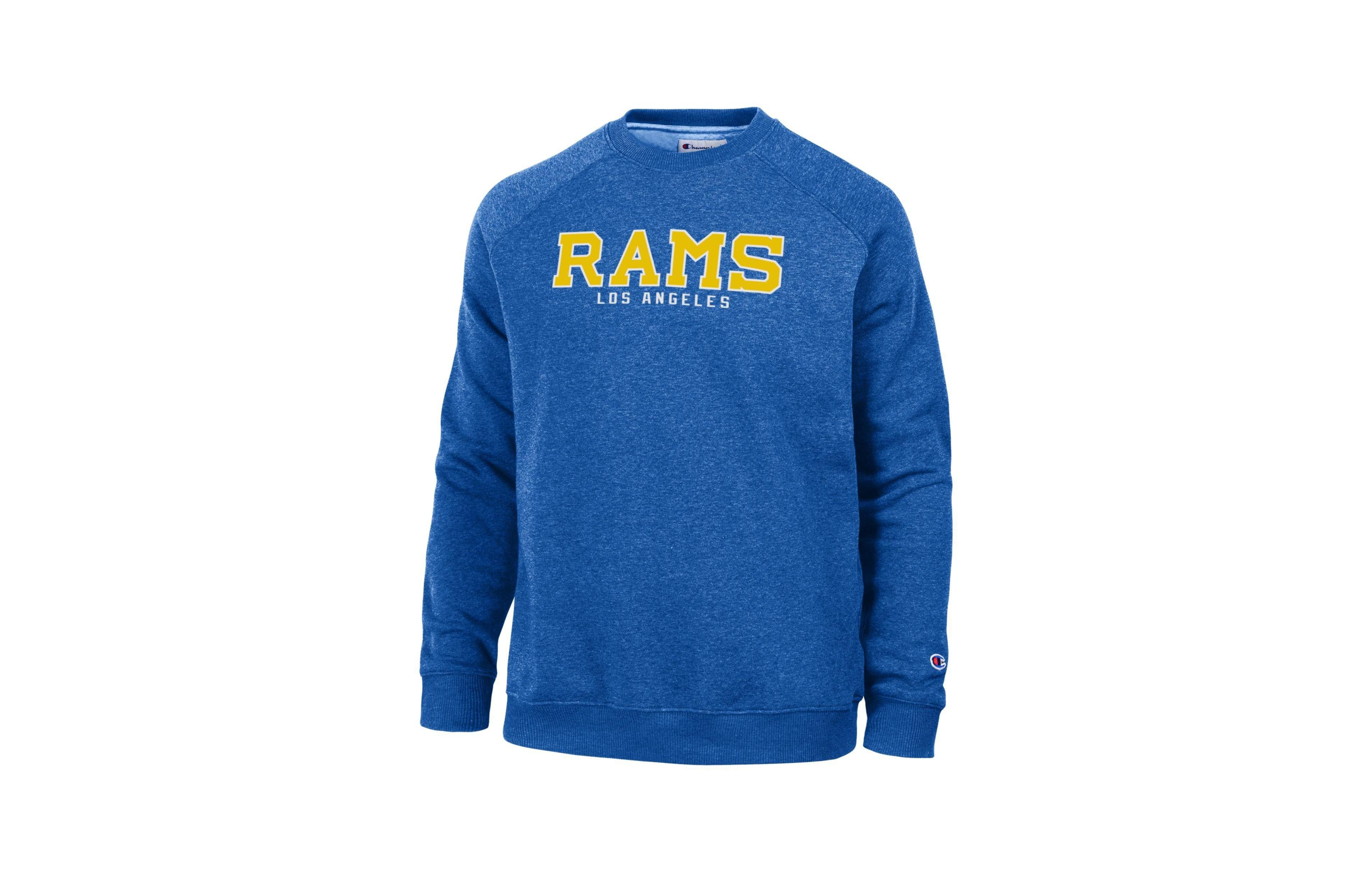 Champion Men's Los Angeles Rams Graphic Raglan-Sleeve Fleece Sweatshirt
