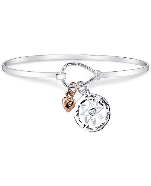Unwritten Compass Charm Bracelet in Sterling Silver & Reviews