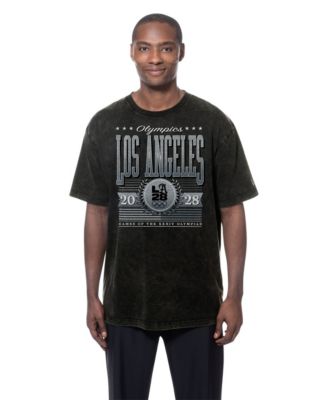 Men's  Black LA 2028 Summer Olympics Mineral Wash T-Shirt
