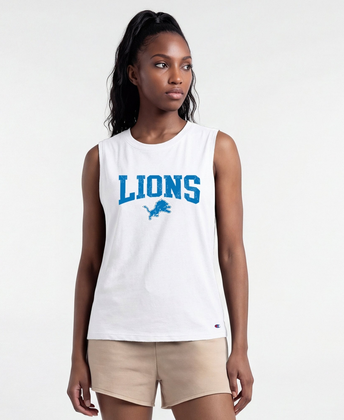 Champion Women's Detroit Lions Sleeveless Tank Top
