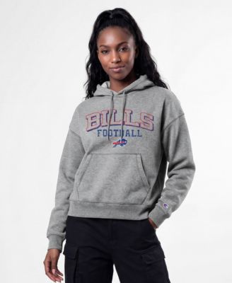 Women's Gray Buffalo Bills Triumph Tri-Blend Hoodie