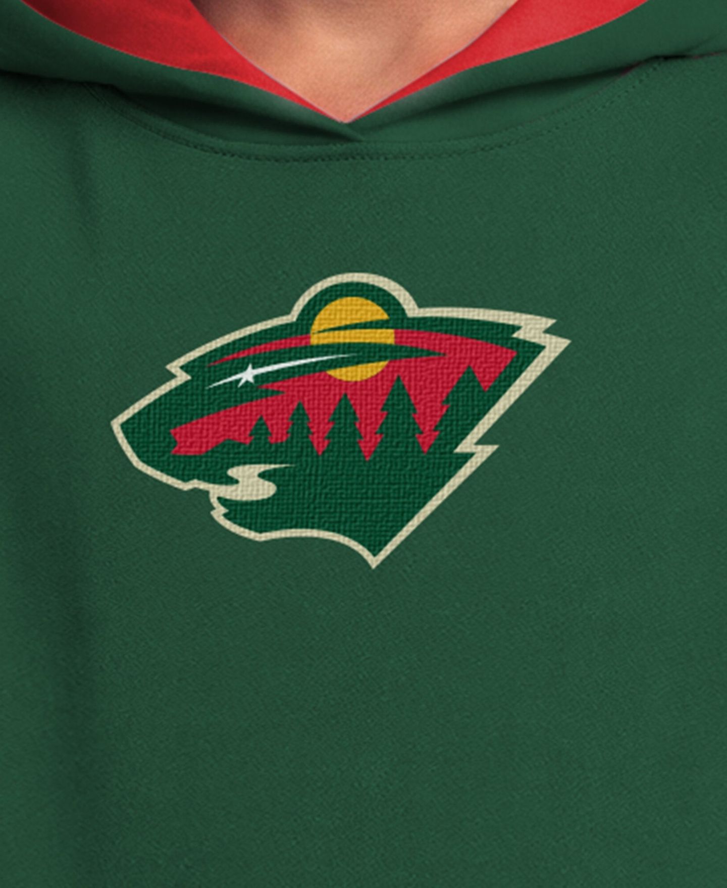 Детское худи Champion Green Minnesota Wild Fleece — фото 5