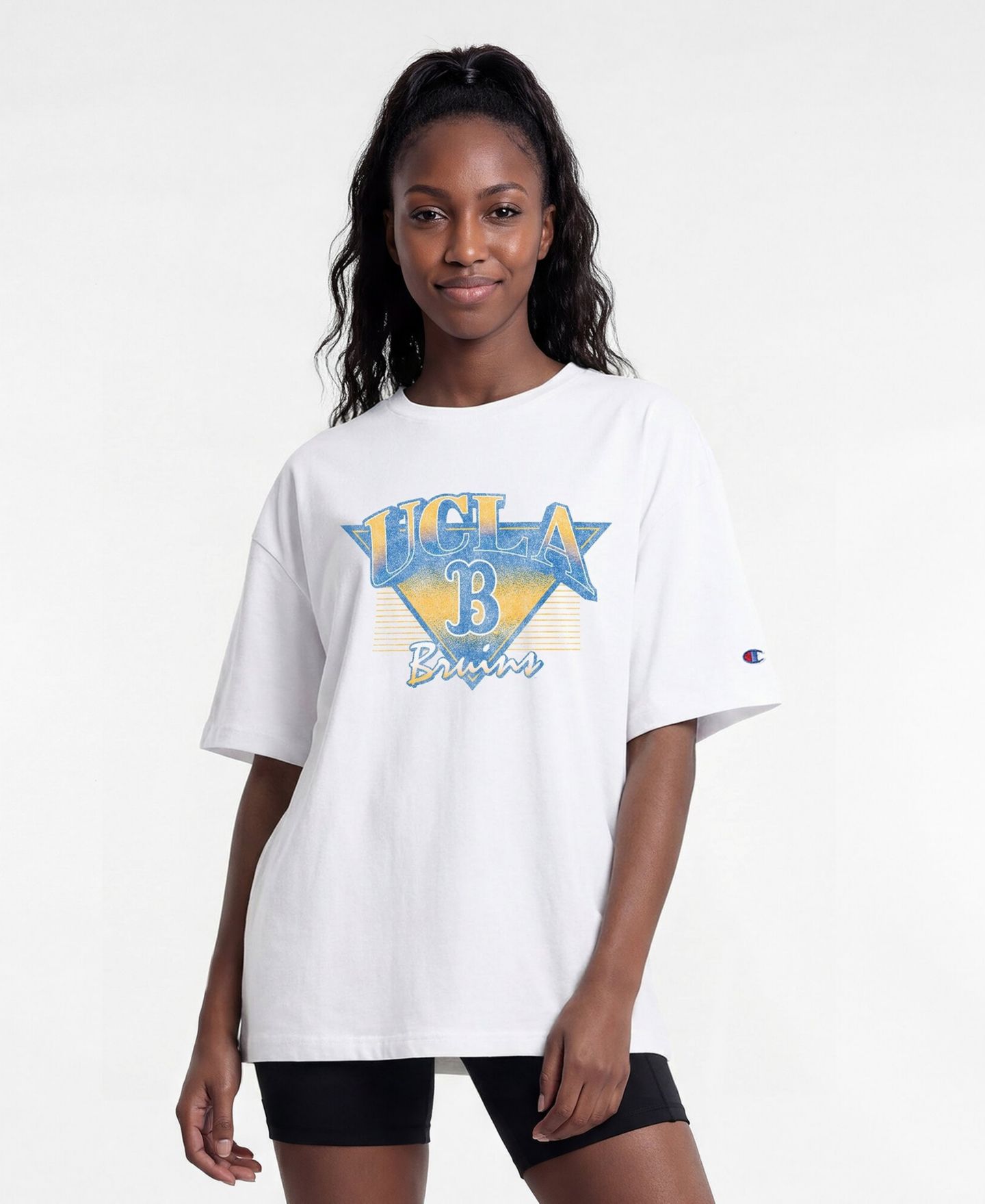 Женская футболка Champion White Ucla Bruins Retro Oversized — фото 1