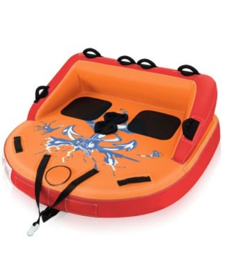 Inflatable Float Tube with Adjustable Fishing Rod Holder and Fish Hook Stator